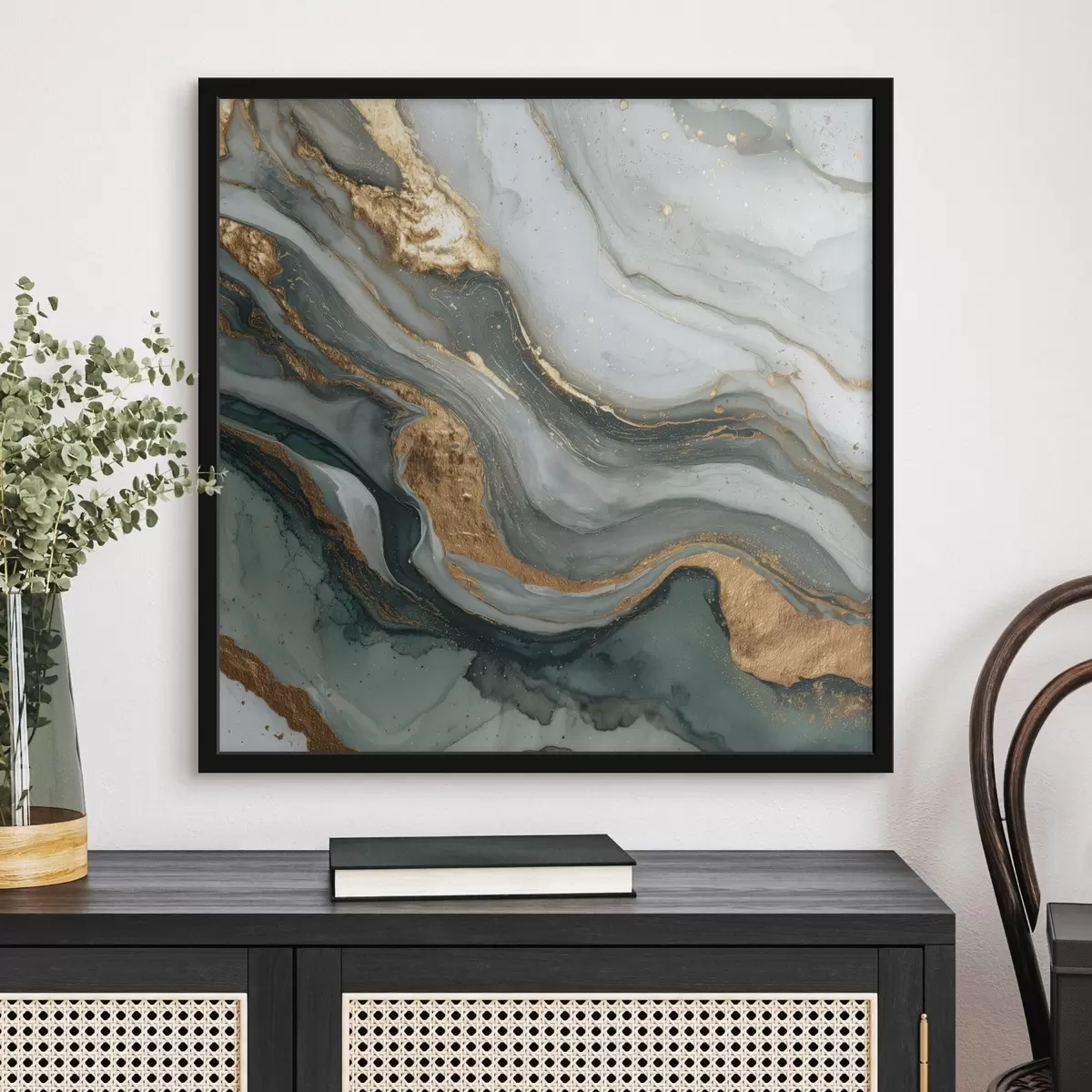 Poster Abstraktion im Marmortexturstil f45857