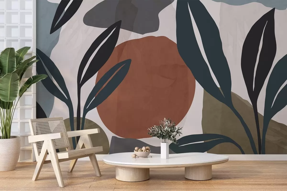 Fototapete Zusammenfassung Botanik w04592