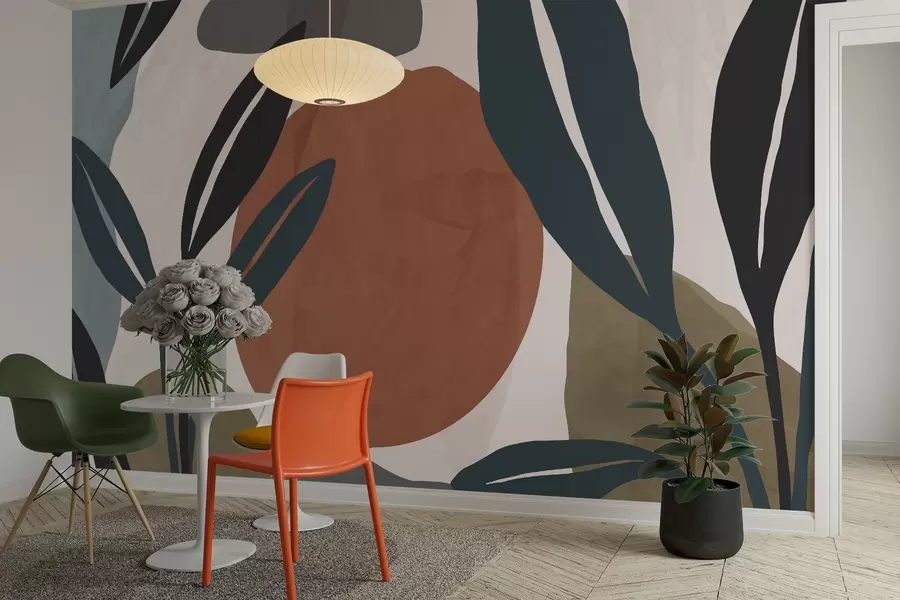 Fototapete Zusammenfassung Botanik w04592