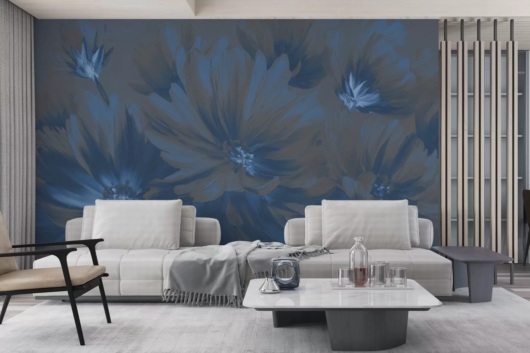 Fototapete Abstrakte Blumen w04670v2