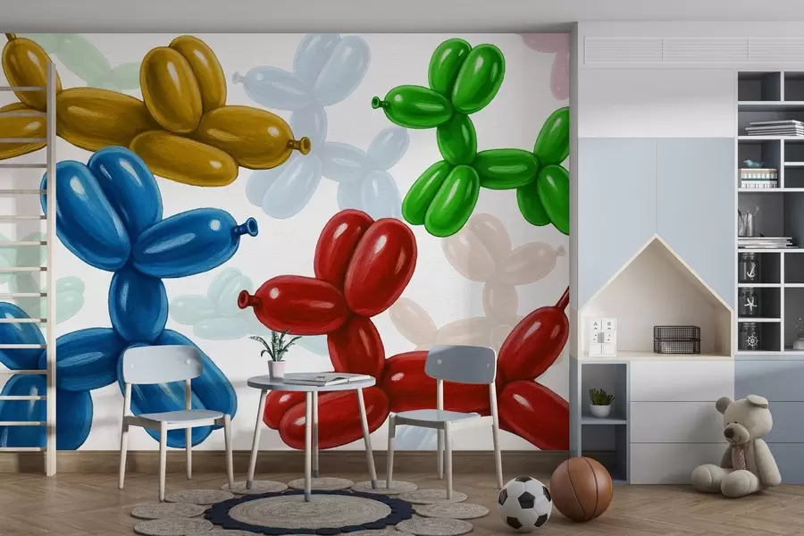 Fototapete Hundförmige Bälle w04675