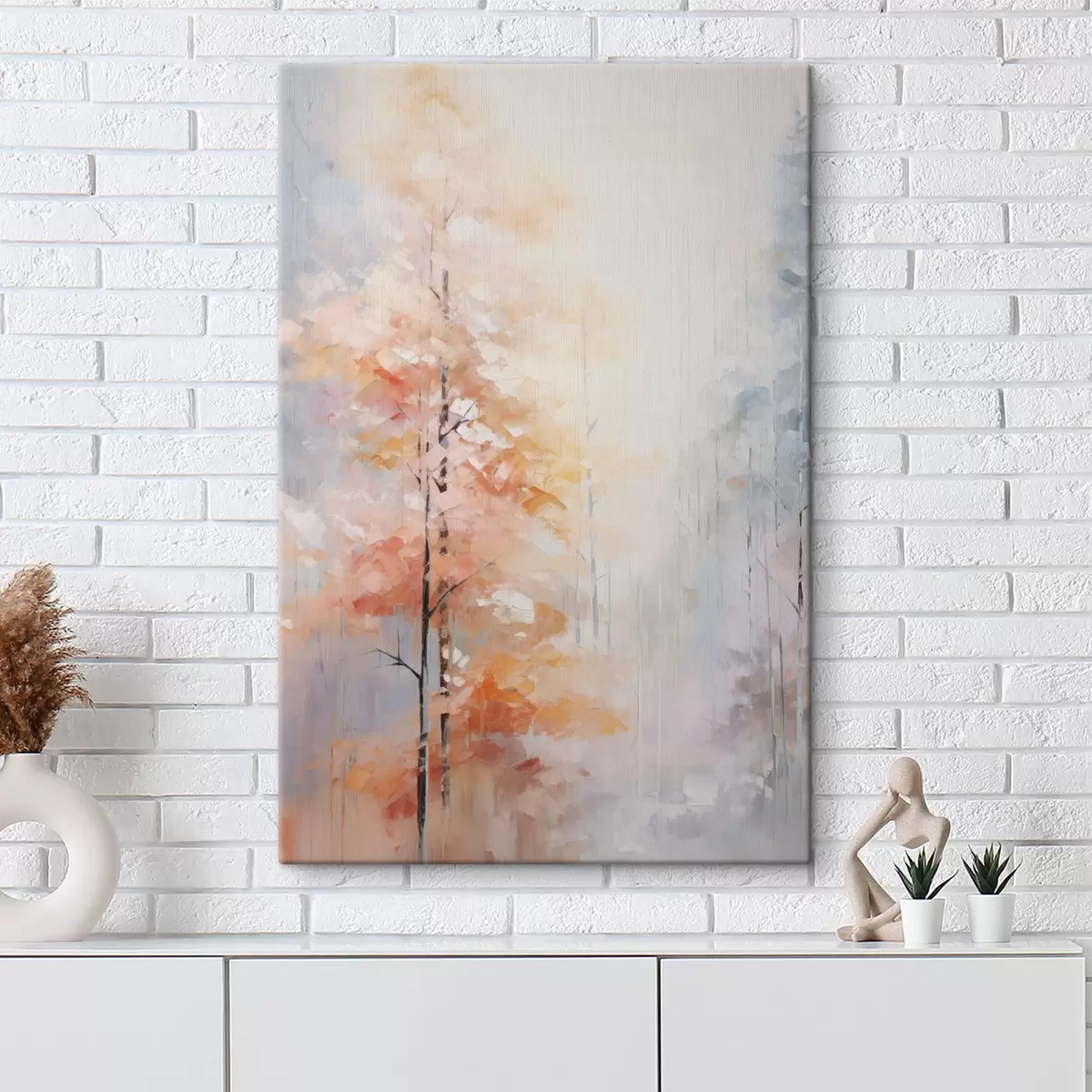 Wandbilder Herbstwald-Imitationsgemälde s46122