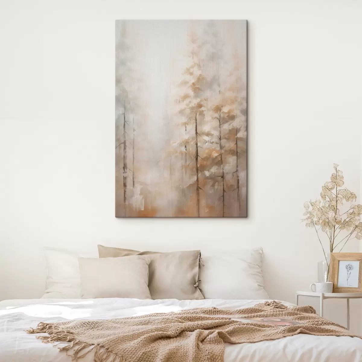 Wandbilder Bäume im Wald – Nachahmung eines Gemäldes s46123