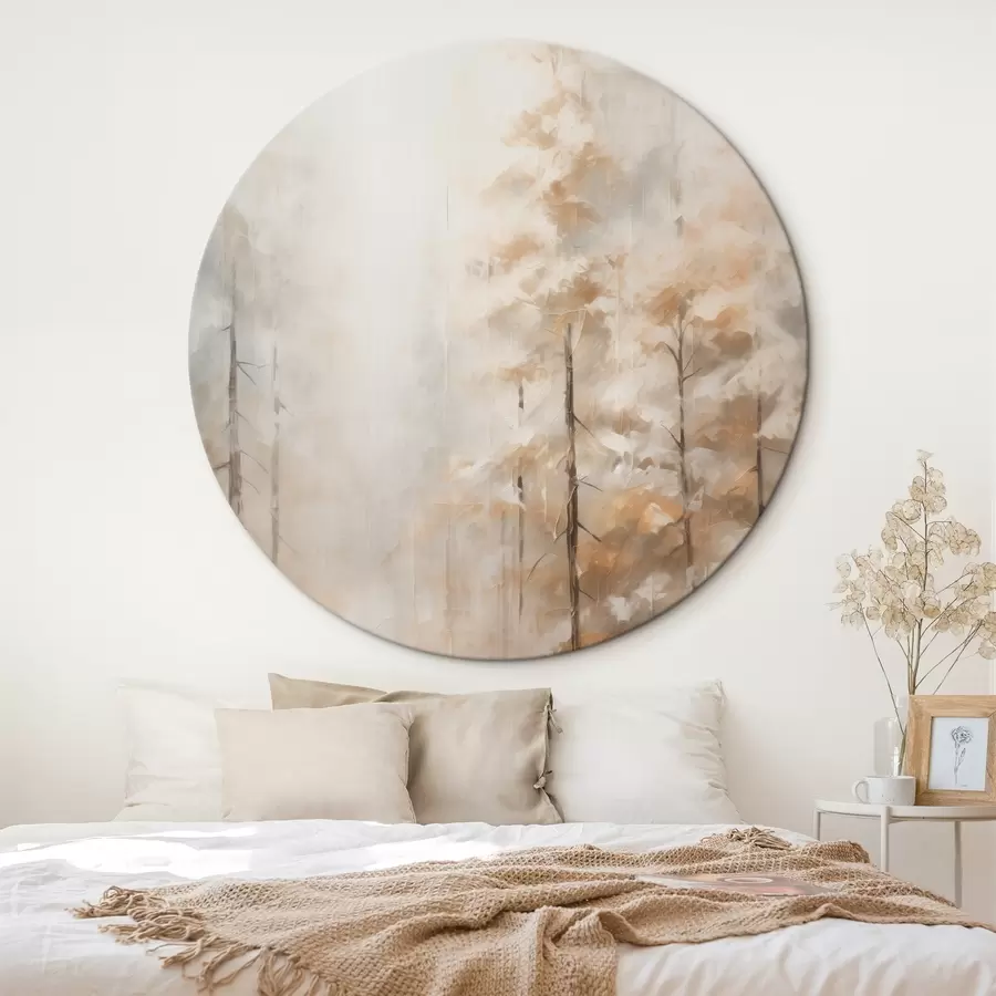 Wandbilder Bäume im Wald – Nachahmung eines Gemäldes r46123