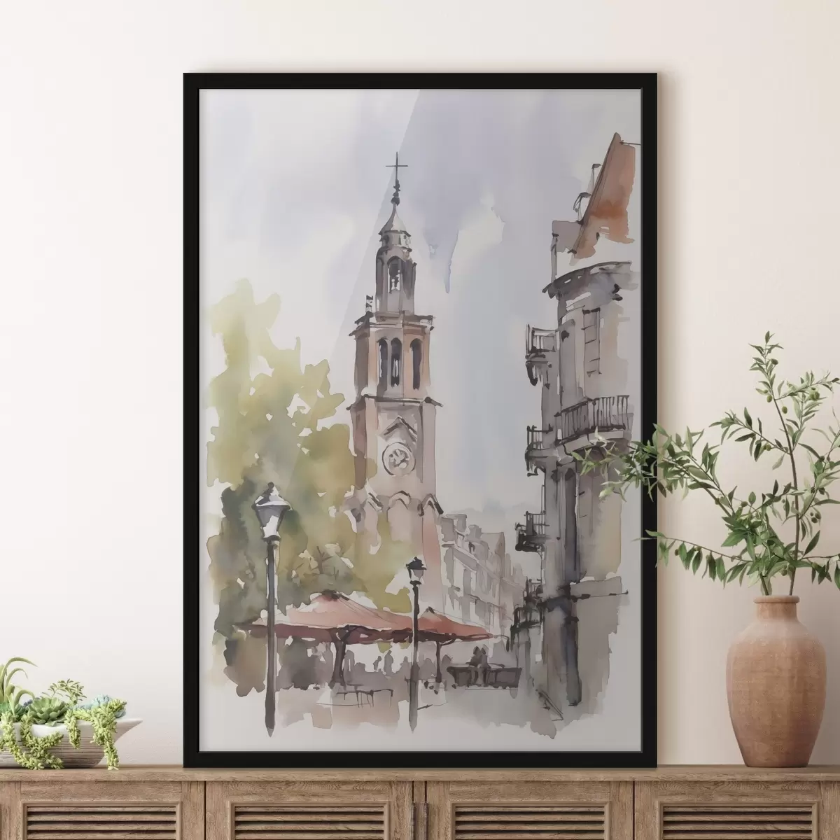 Poster Stadtbild f46121