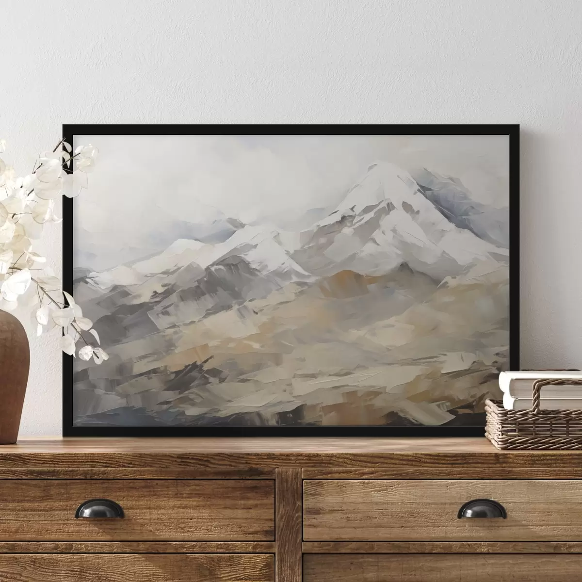 Poster Bergimitationsgemälde f46193