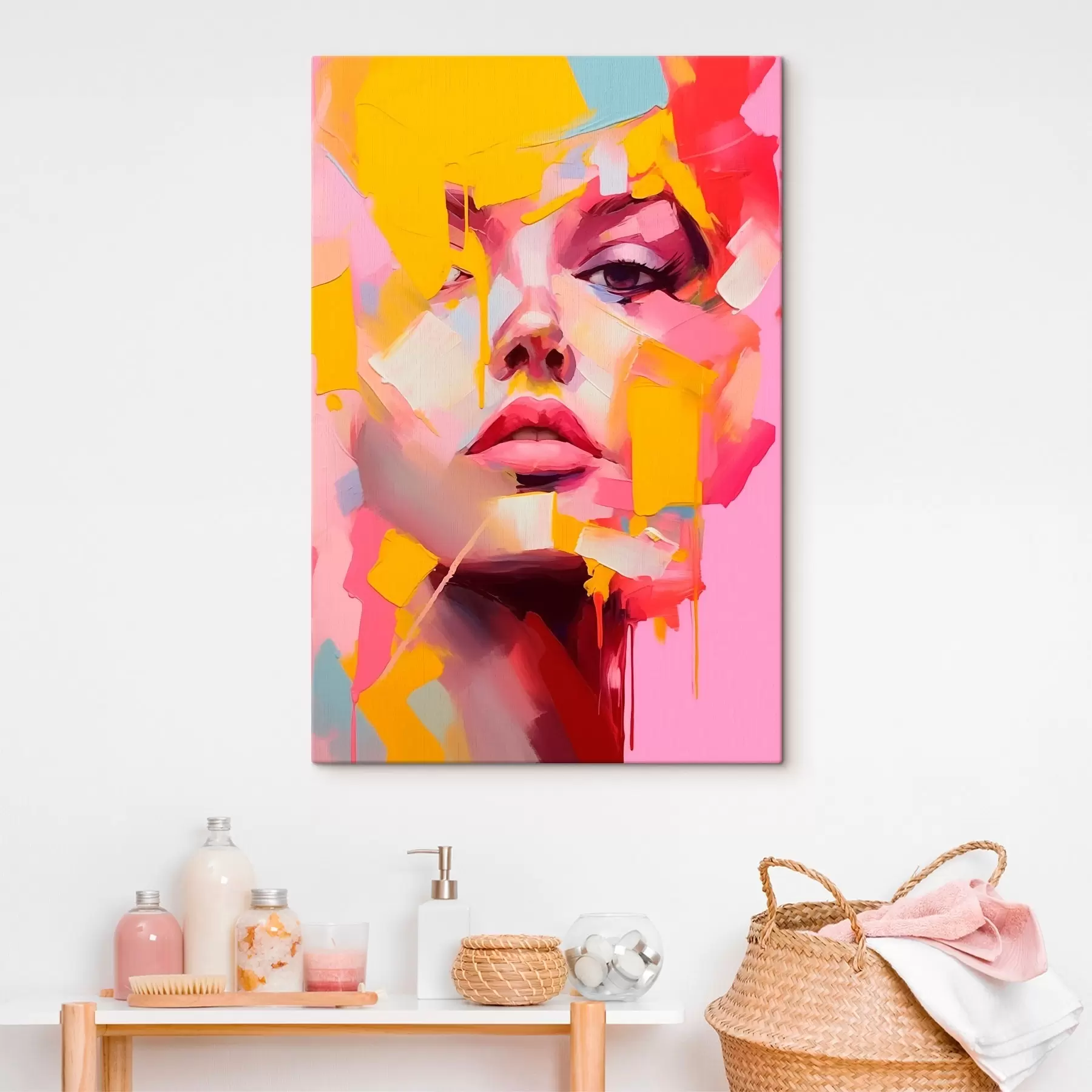 Wandbilder Abstraktes Gesicht s46217