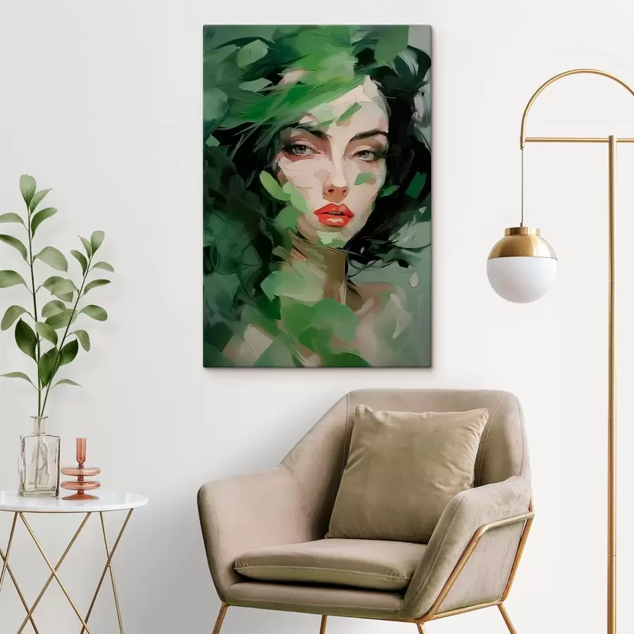 Wandbilder Abstraktes Frauenporträt s46224