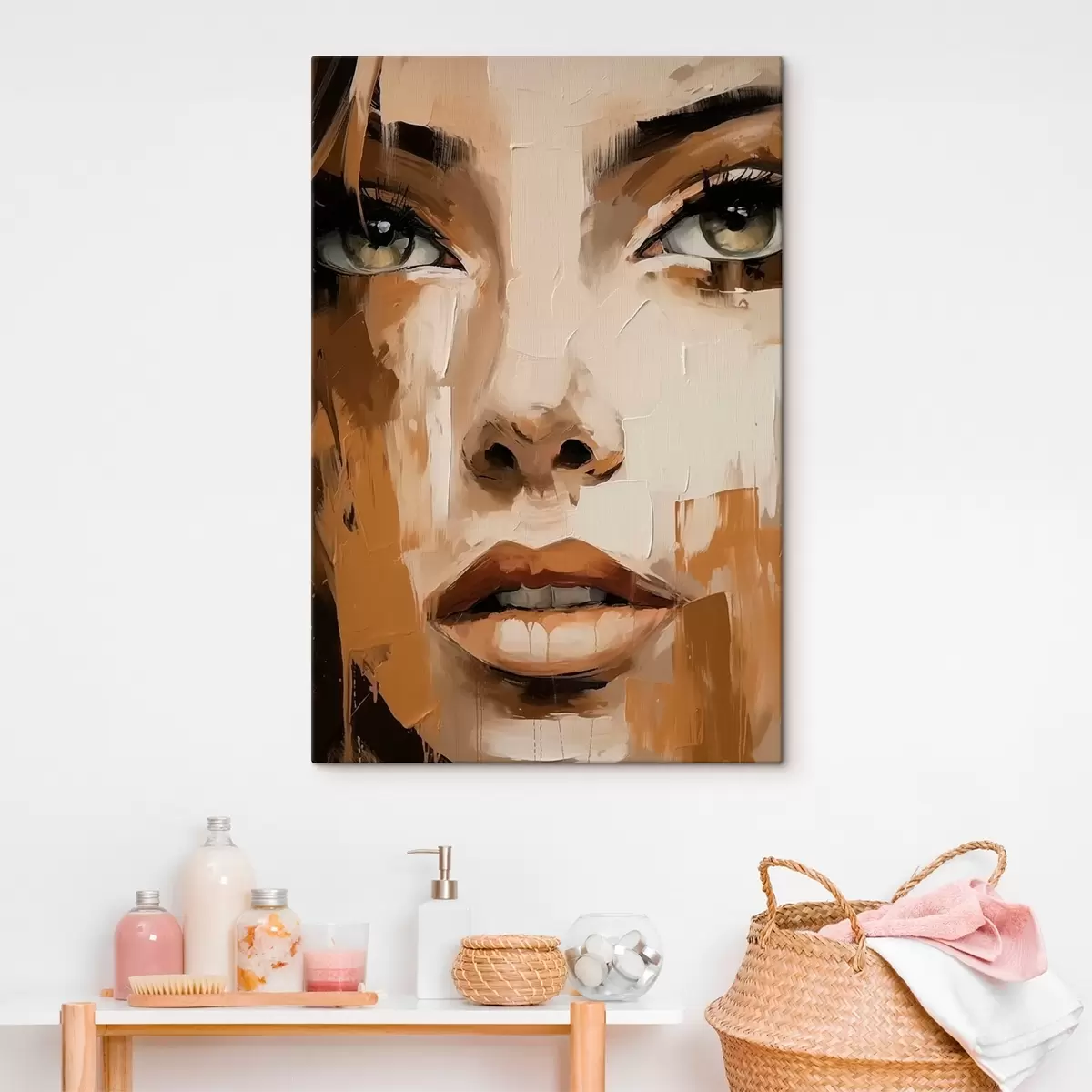 Wandbilder Abstraktes Frauenporträt s46228
