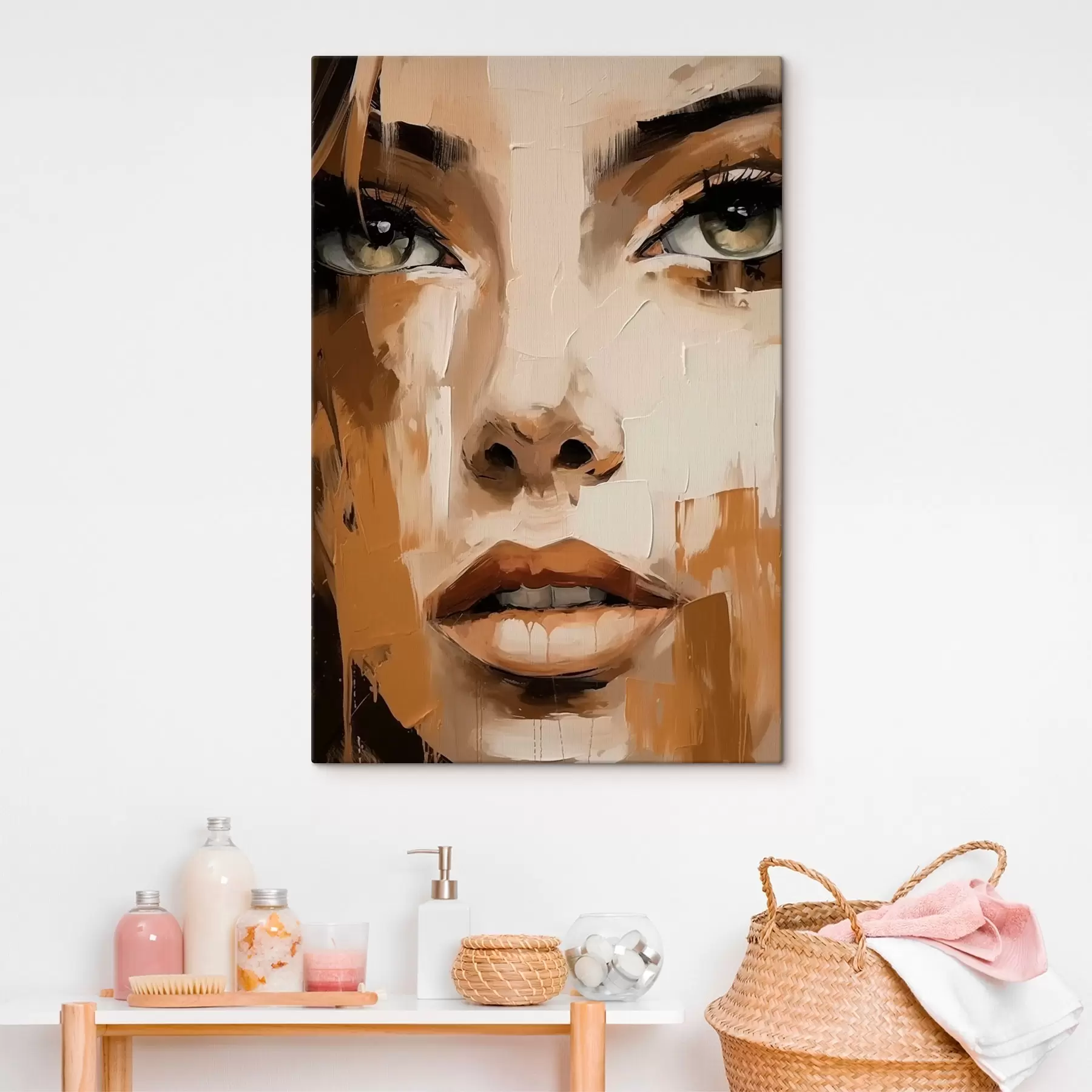Wandbilder Abstraktes Frauenporträt s46228
