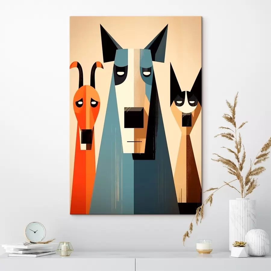 Wandbilder Zusammenfassung Hunde s46235