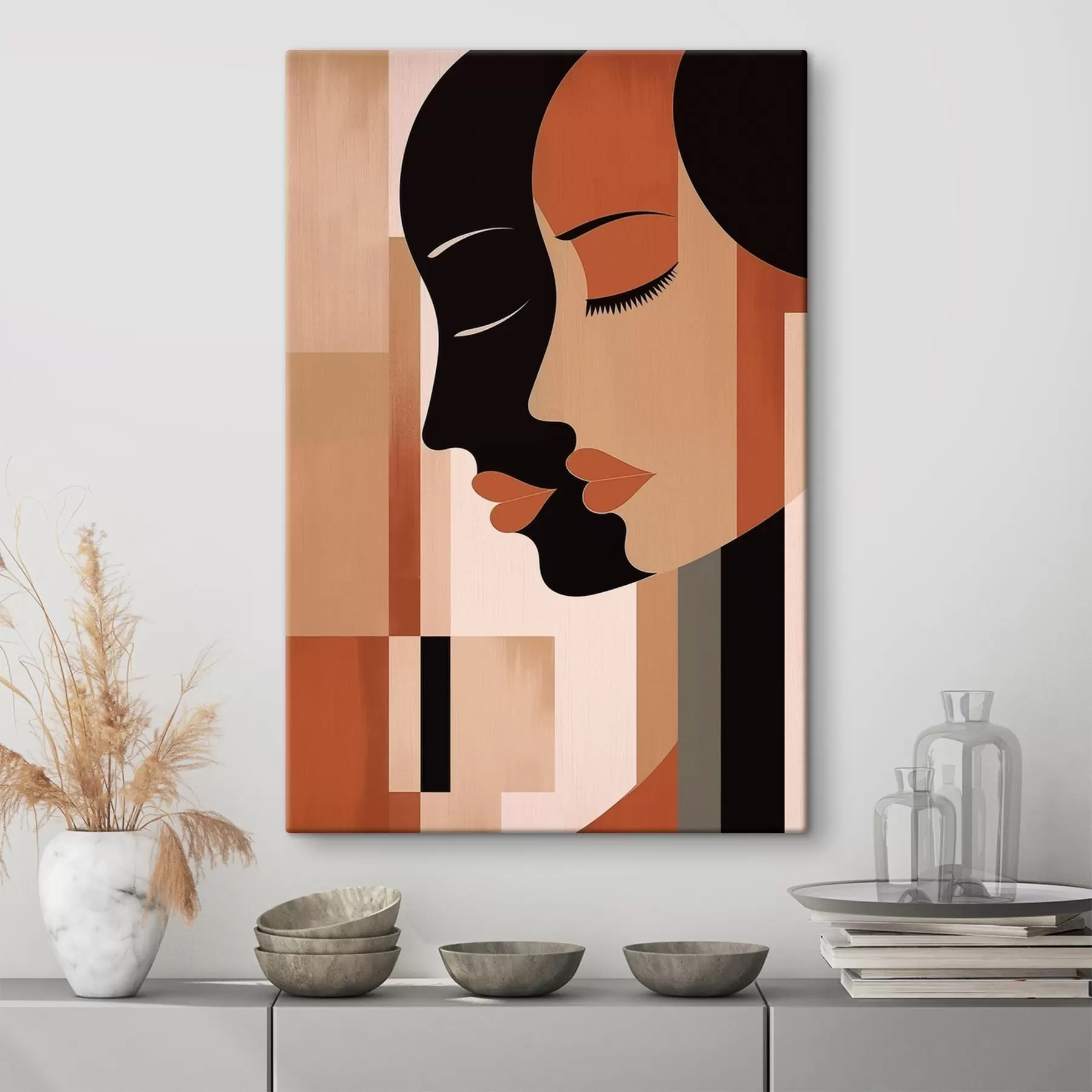 Wandbilder Abstrakte Gesichter s46241