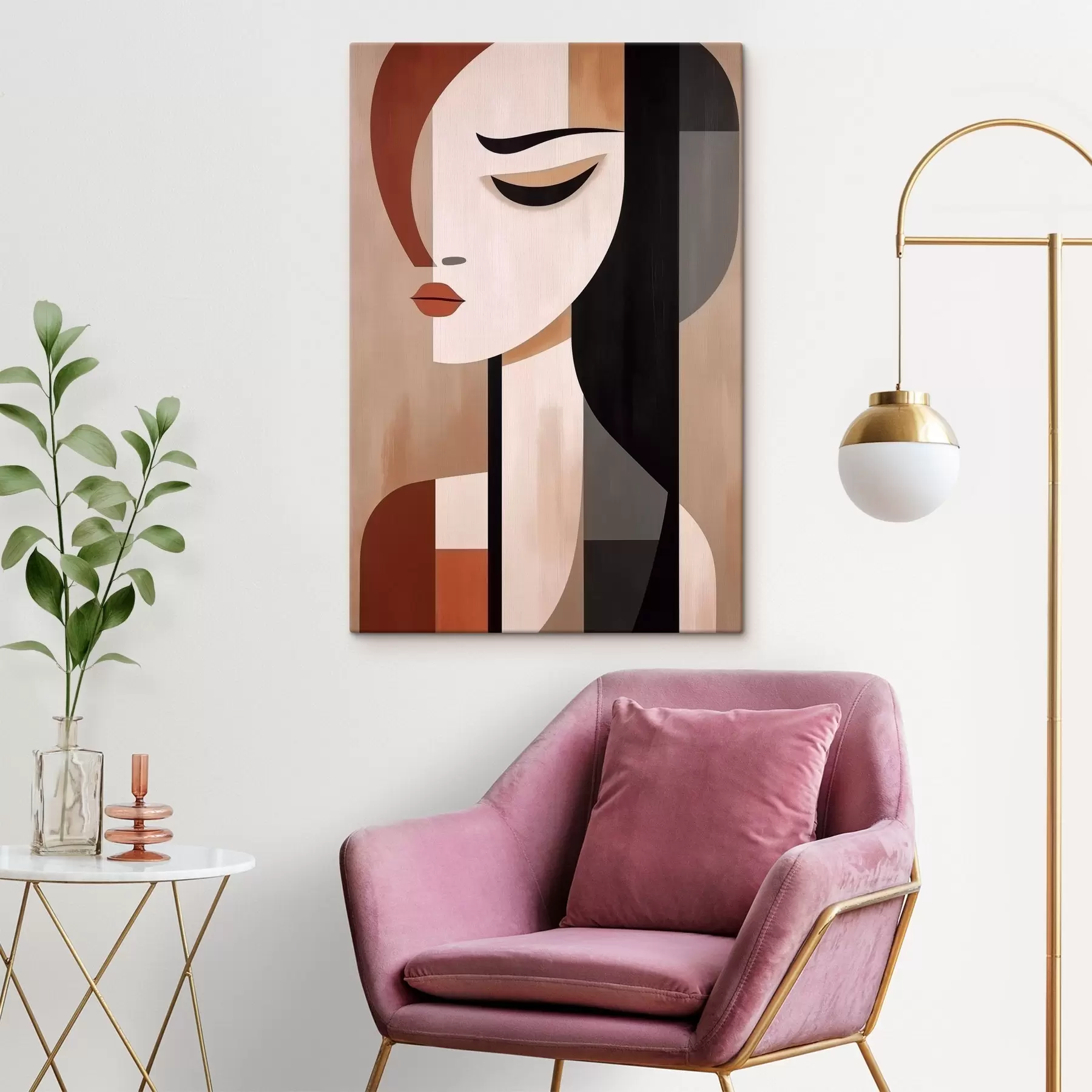 Wandbilder Abstrakte Gesichter s46242