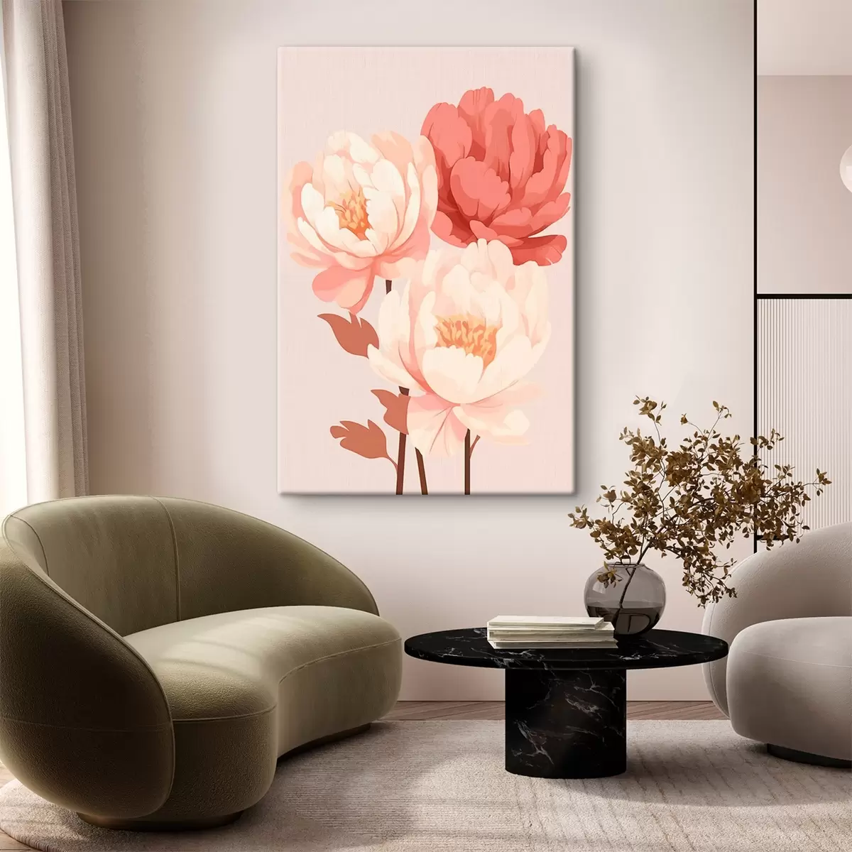 Wandbilder Pfingstrosen s46252