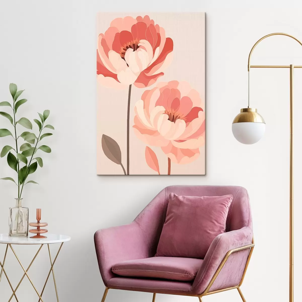 Wandbilder Pfingstrosen s46253