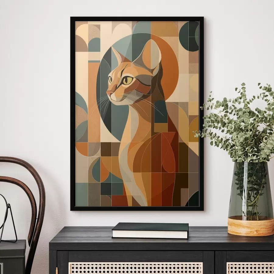 Fototapete Abstrakte Katze f46209