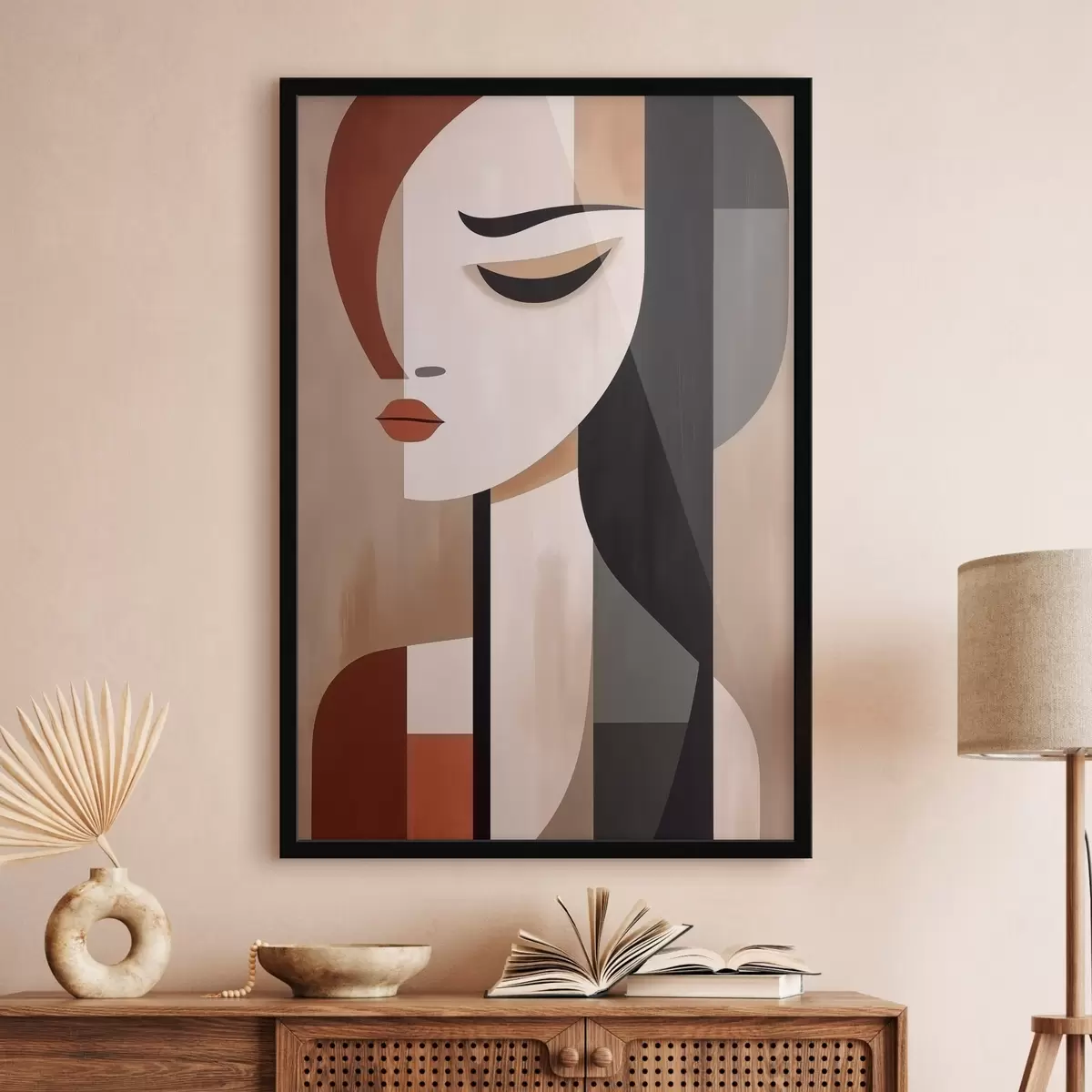 Poster Abstrakte Gesichter f46242