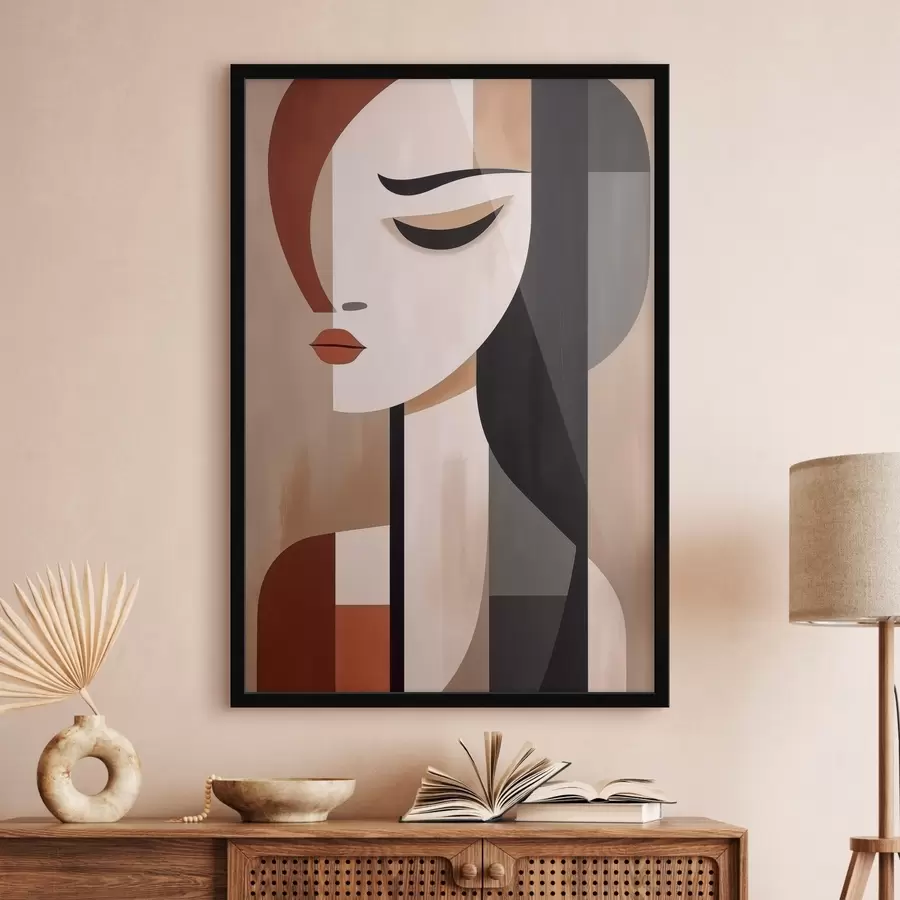 Fototapete Abstrakte Gesichter f46242