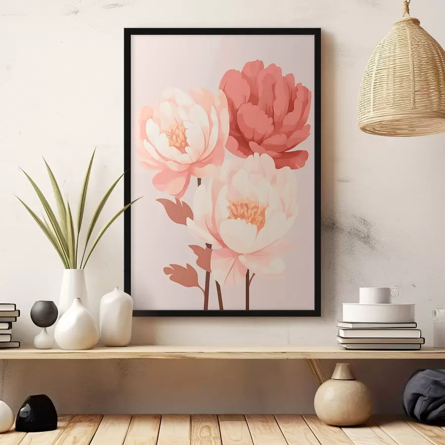 Fototapete Pfingstrosen f46252