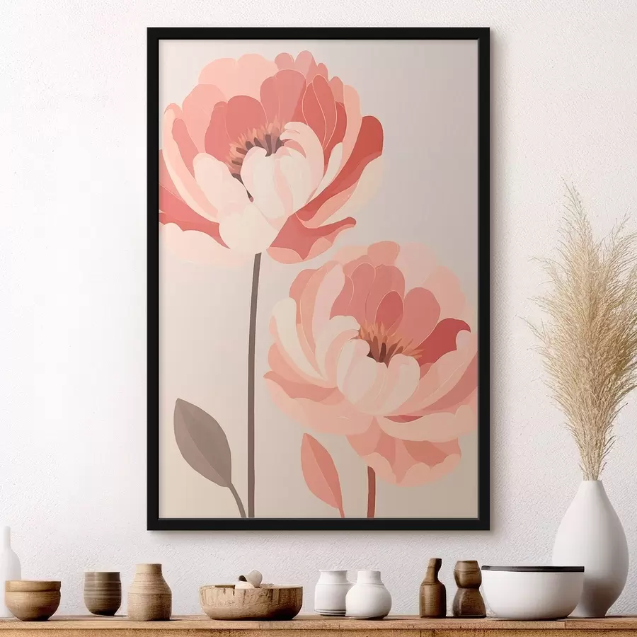 Fototapete Pfingstrosen f46253