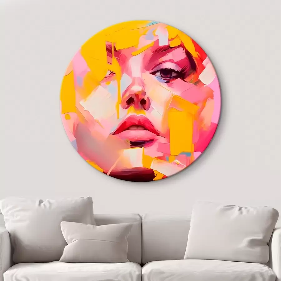 Wandbilder Abstraktes Gesicht r46217