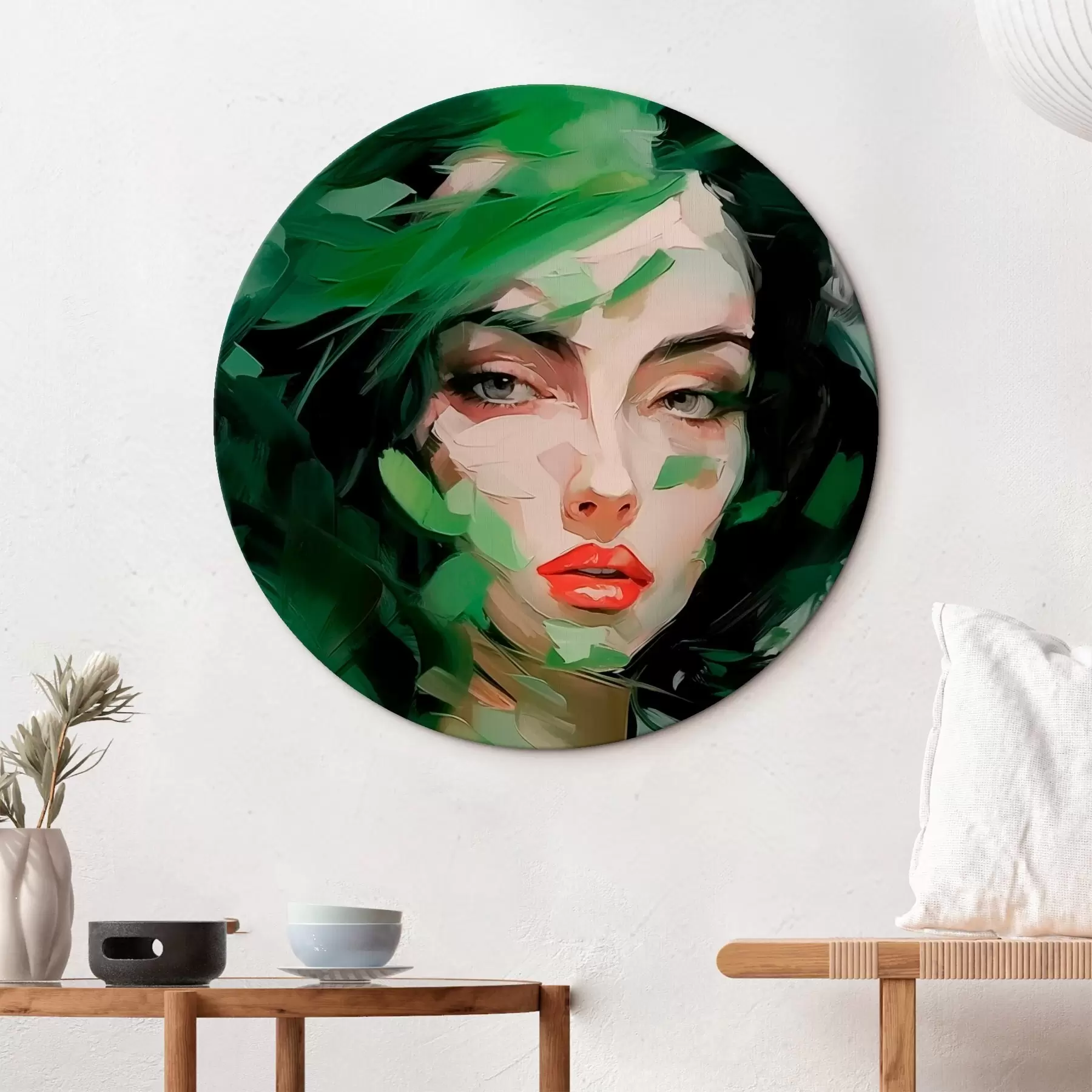 Wandbilder Abstraktes Frauenporträt r46224