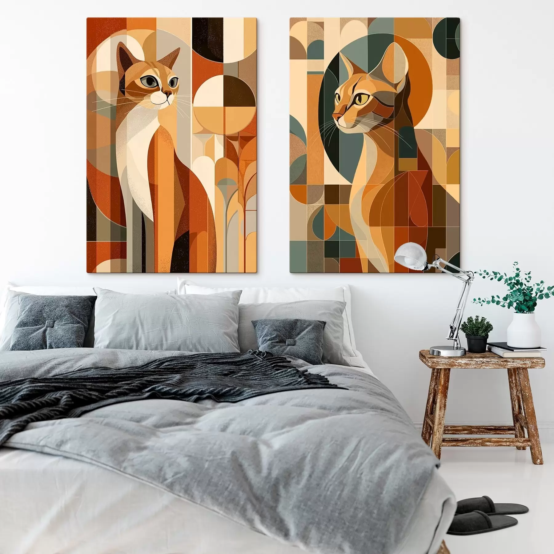 Wandbilder Abstrakte Katzen m00841