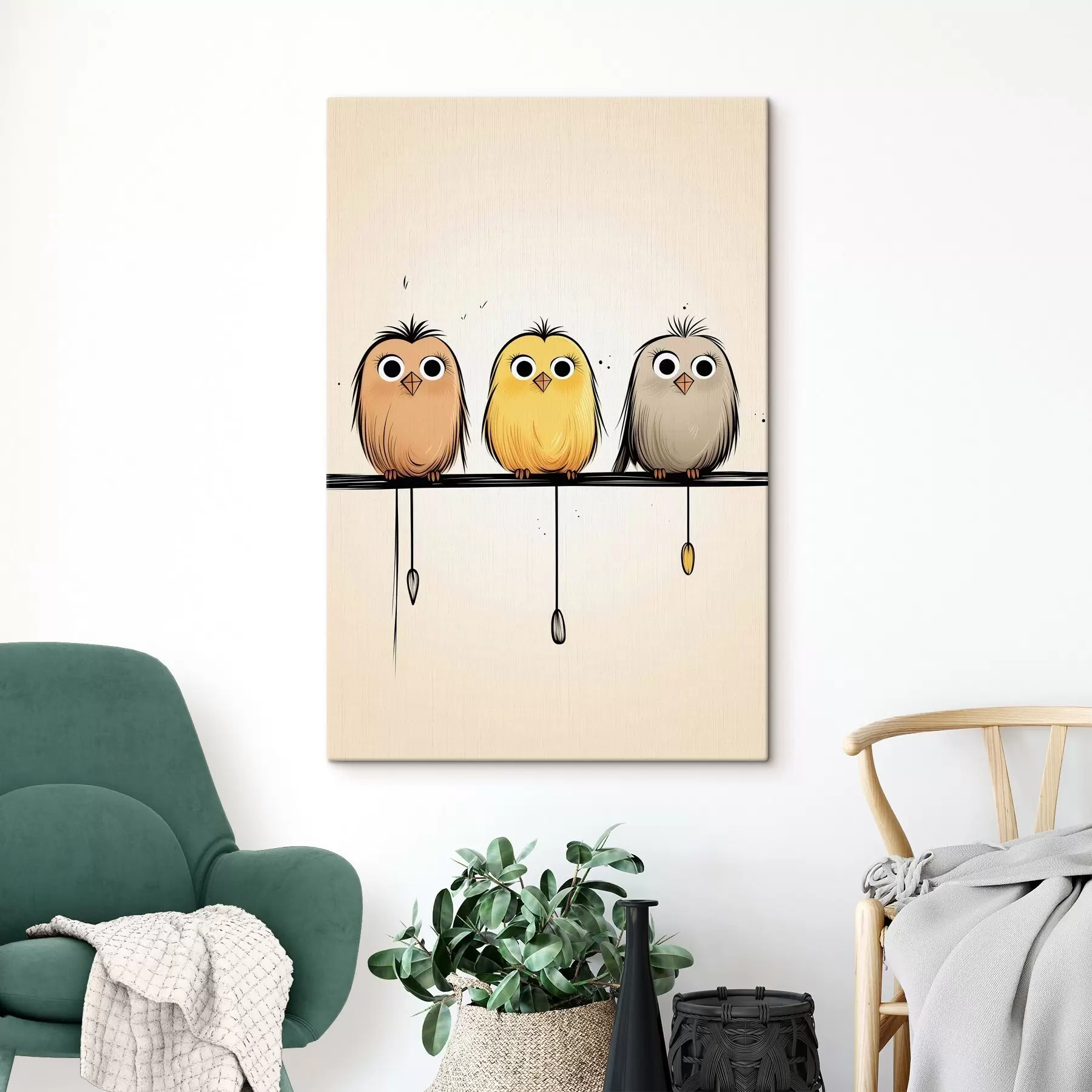 Wandbilder Süße Küken s46071