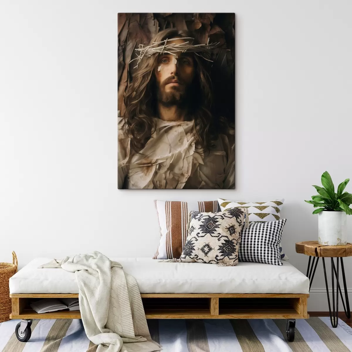 Wandbilder Porträt von Jesus s46078