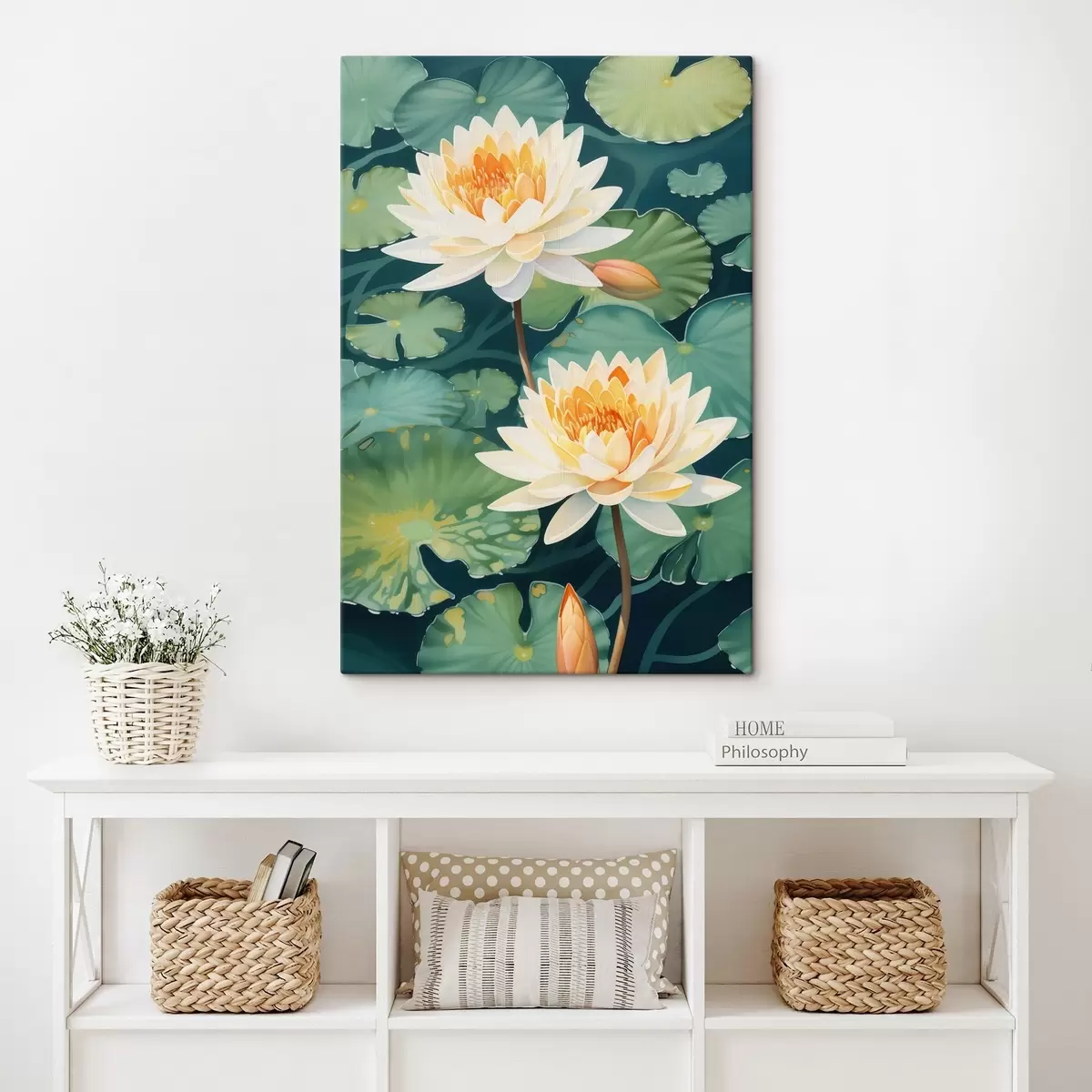 Wandbilder Große Lotusblume s46088