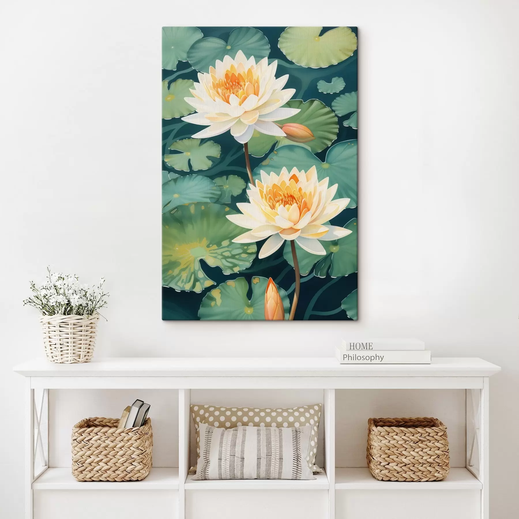 Wandbilder Große Lotusblume s46088