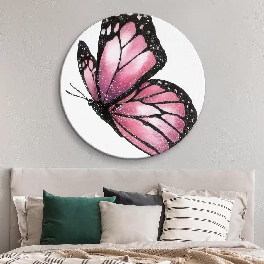Wandbilder Luxuriöser Schmetterling, Aquarellimitation r46074