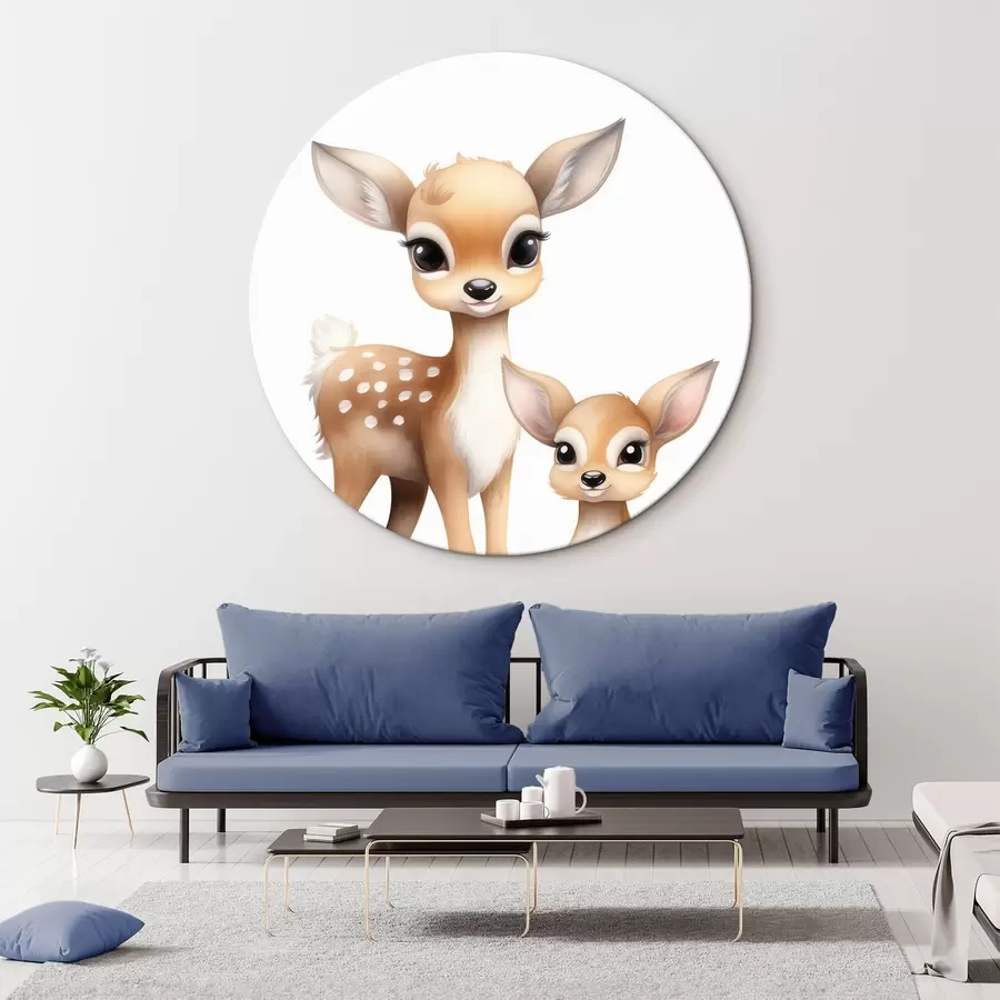 Wandbilder Zwei Rehkälber r46080