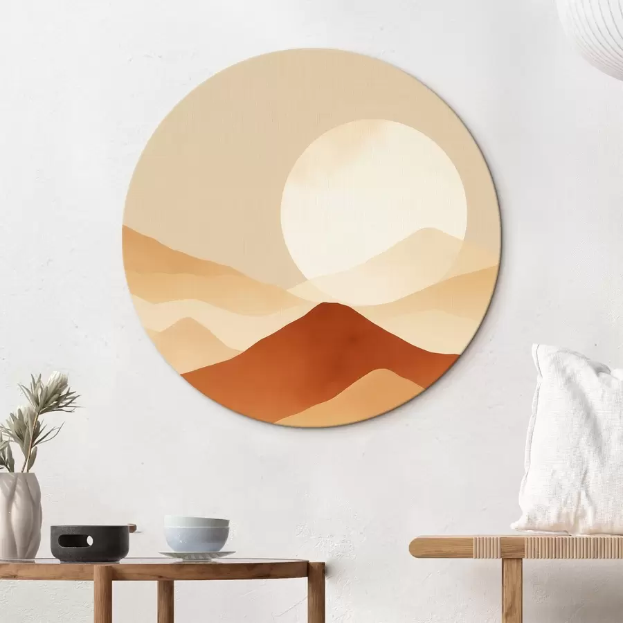 Wandbilder Riesiger Mond vor einem Hintergrund r46083