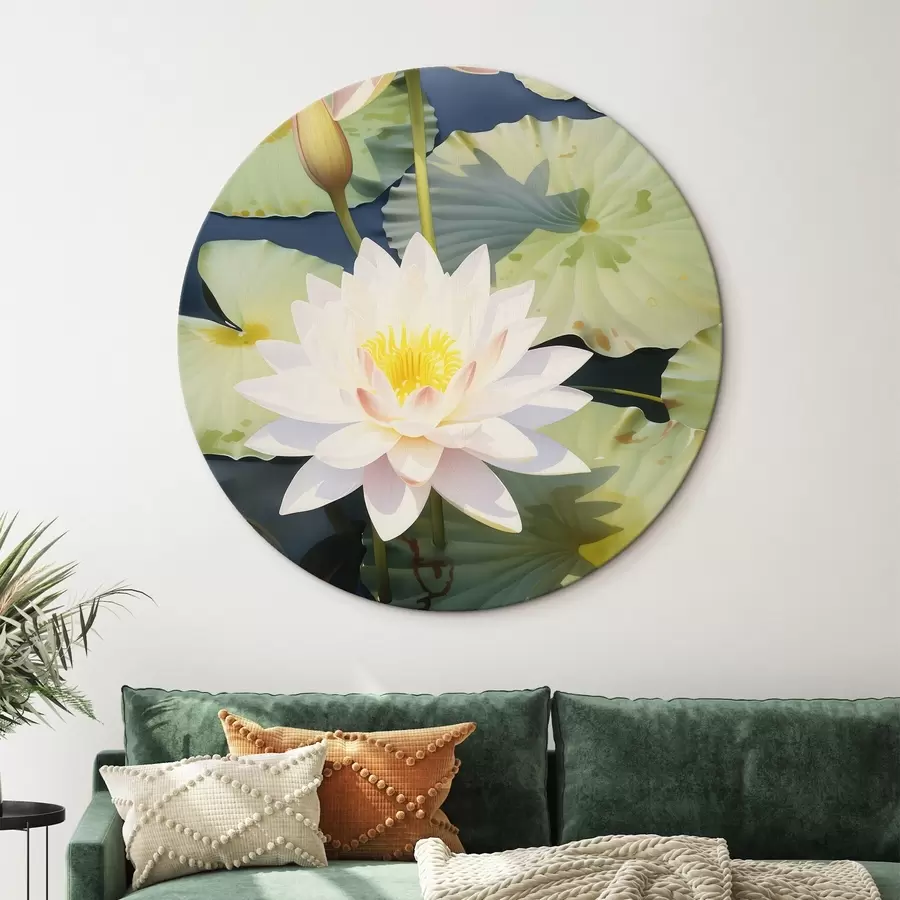 Wandbilder Luxuriöse Lotusblumen r46089