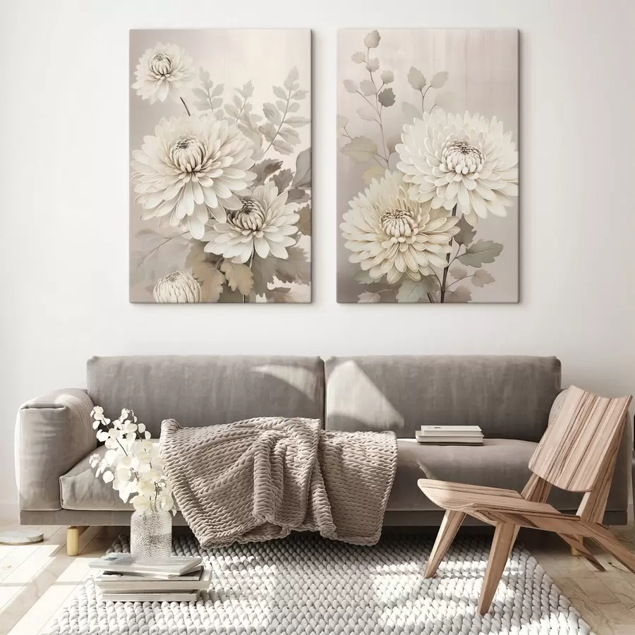 Wandbilder Abstrakte Chrysanthemen m00856