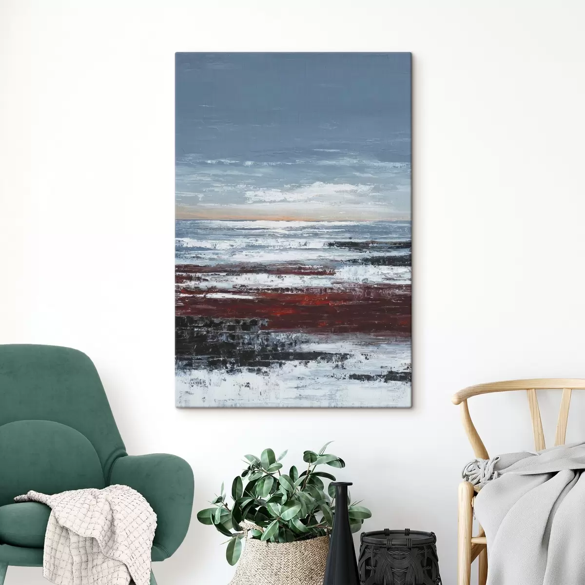 Wandbilder Abstrakte Meereslandschaft s46014