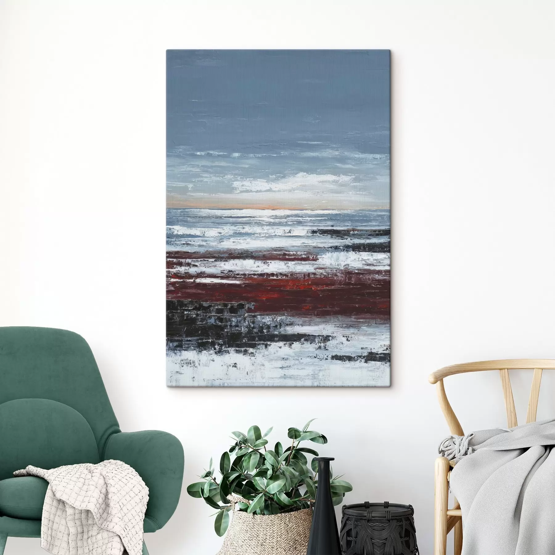 Wandbilder Abstrakte Meereslandschaft s46014