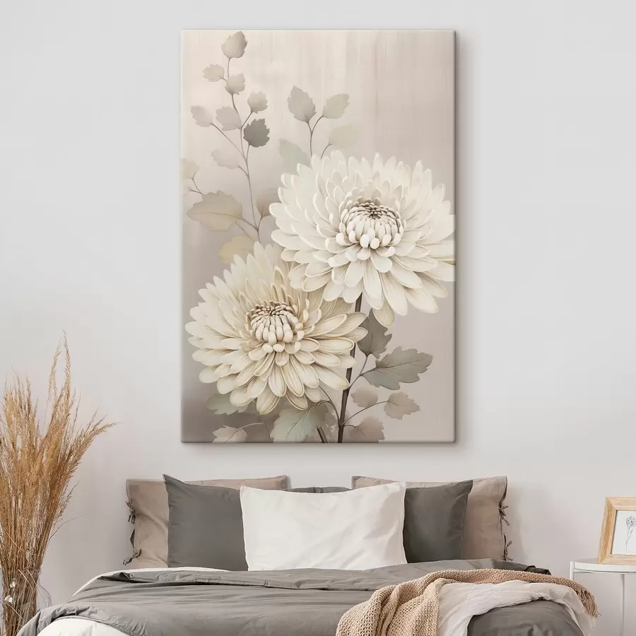 Wandbilder Abstrakte Chrysanthemen s46257