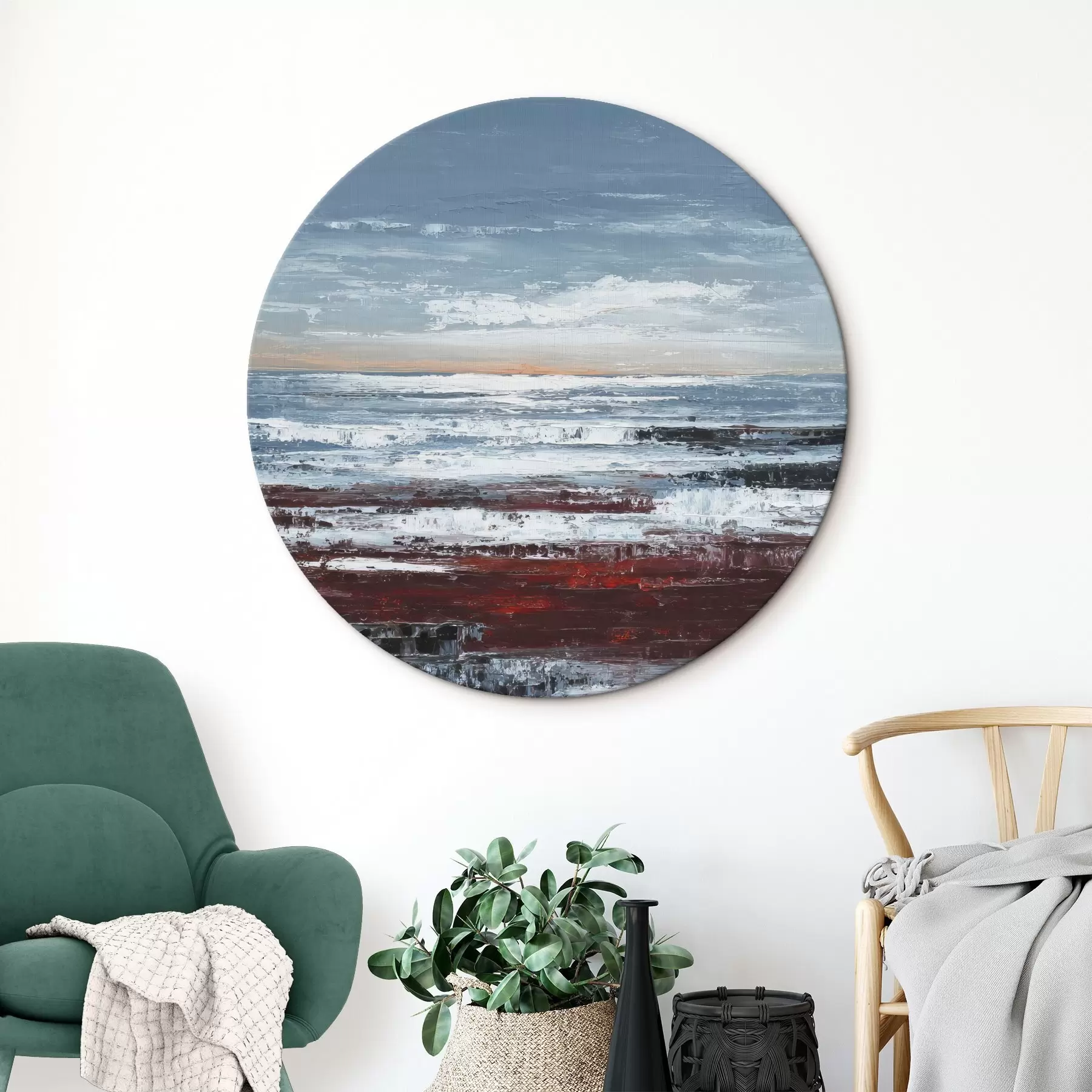 Wandbilder Abstrakte Meereslandschaft r46014