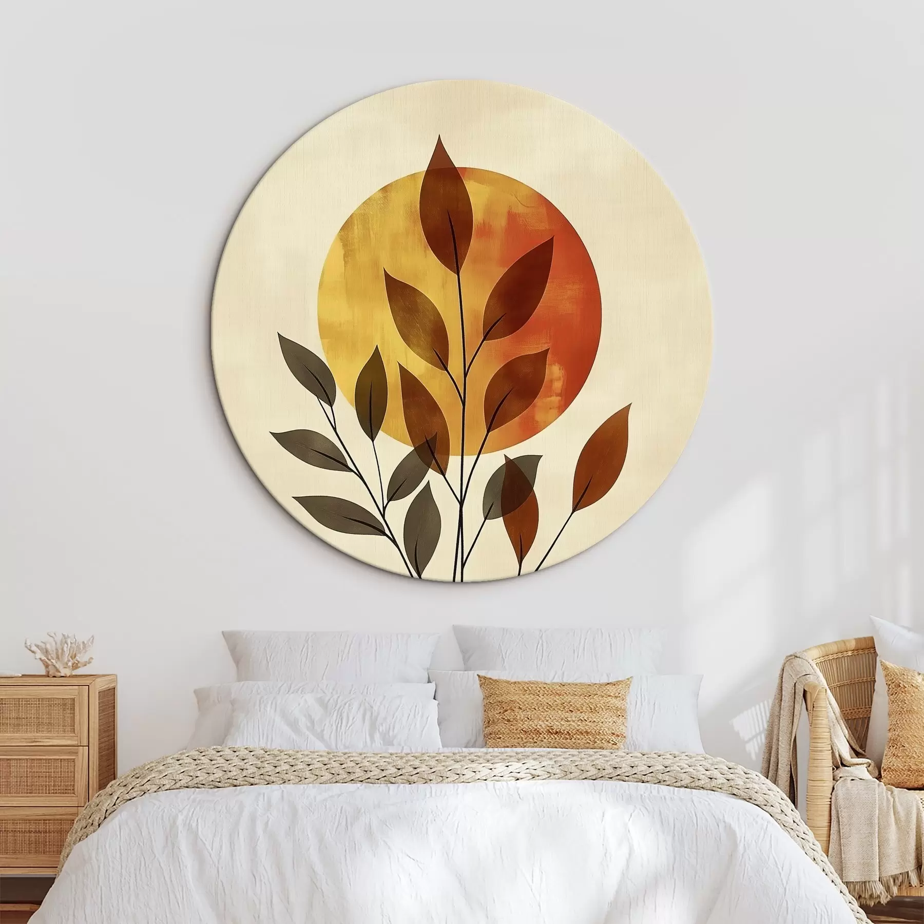 Wandbilder Zweig mit Blättern r46132