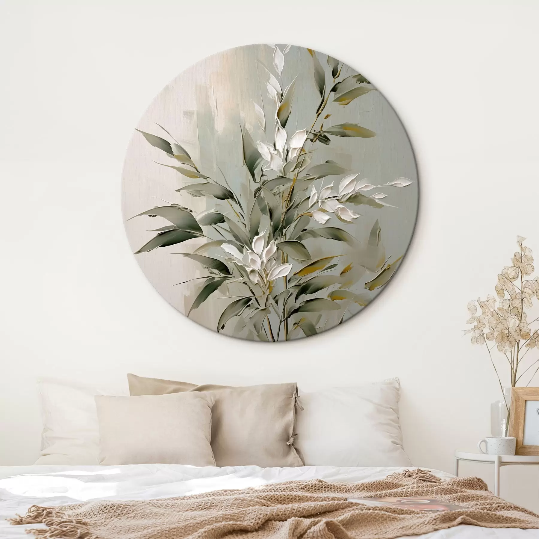 Wandbilder Abstrakter Zweig mit Blättern r46135