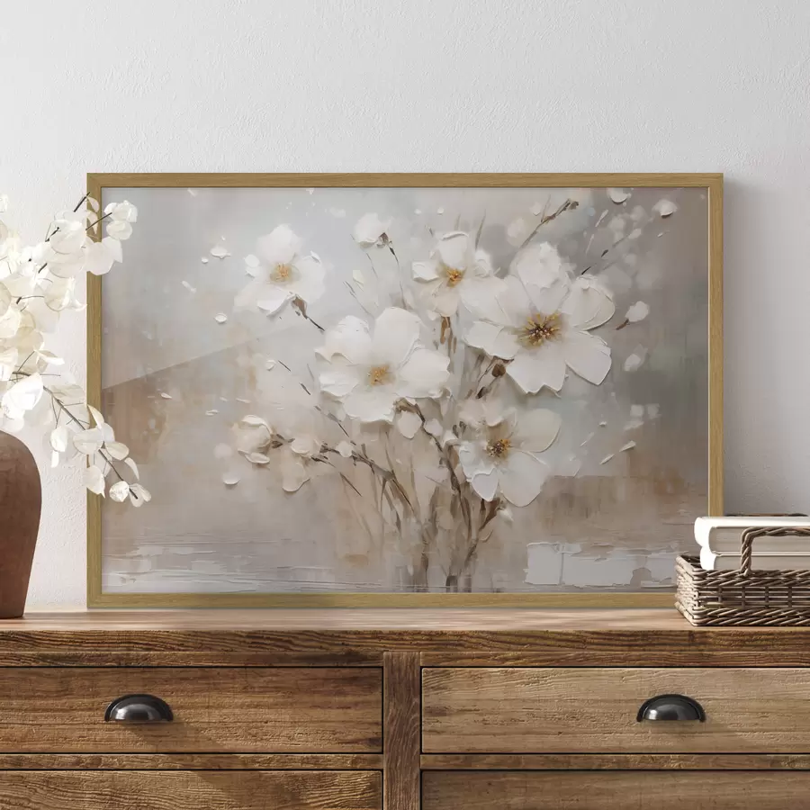 Fototapete Abstrakte Blumen f46254