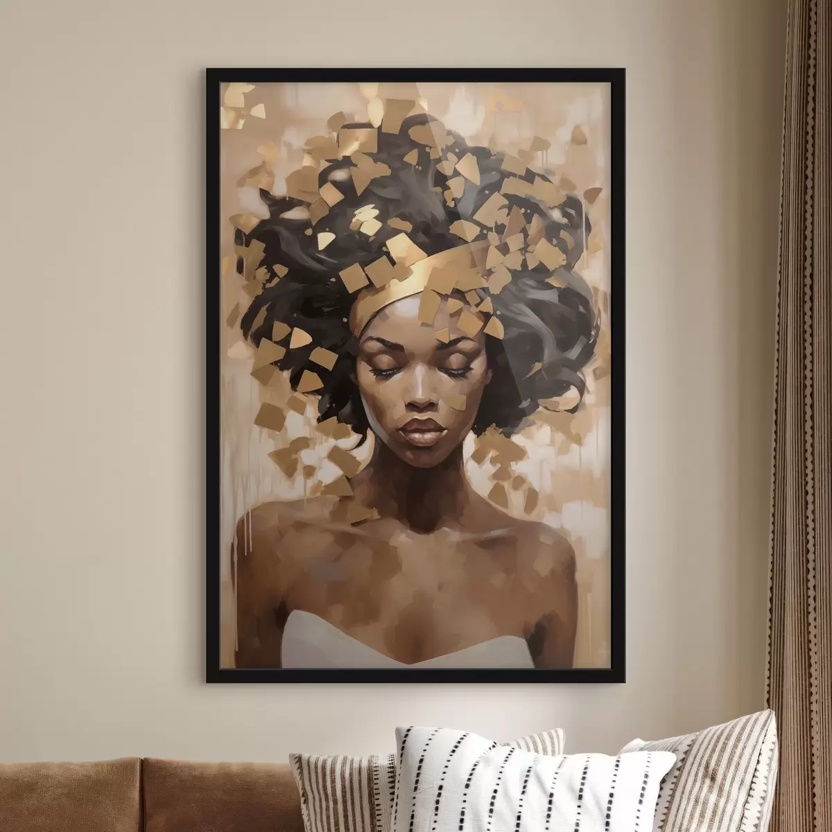 Poster Porträt einer Frau f46259