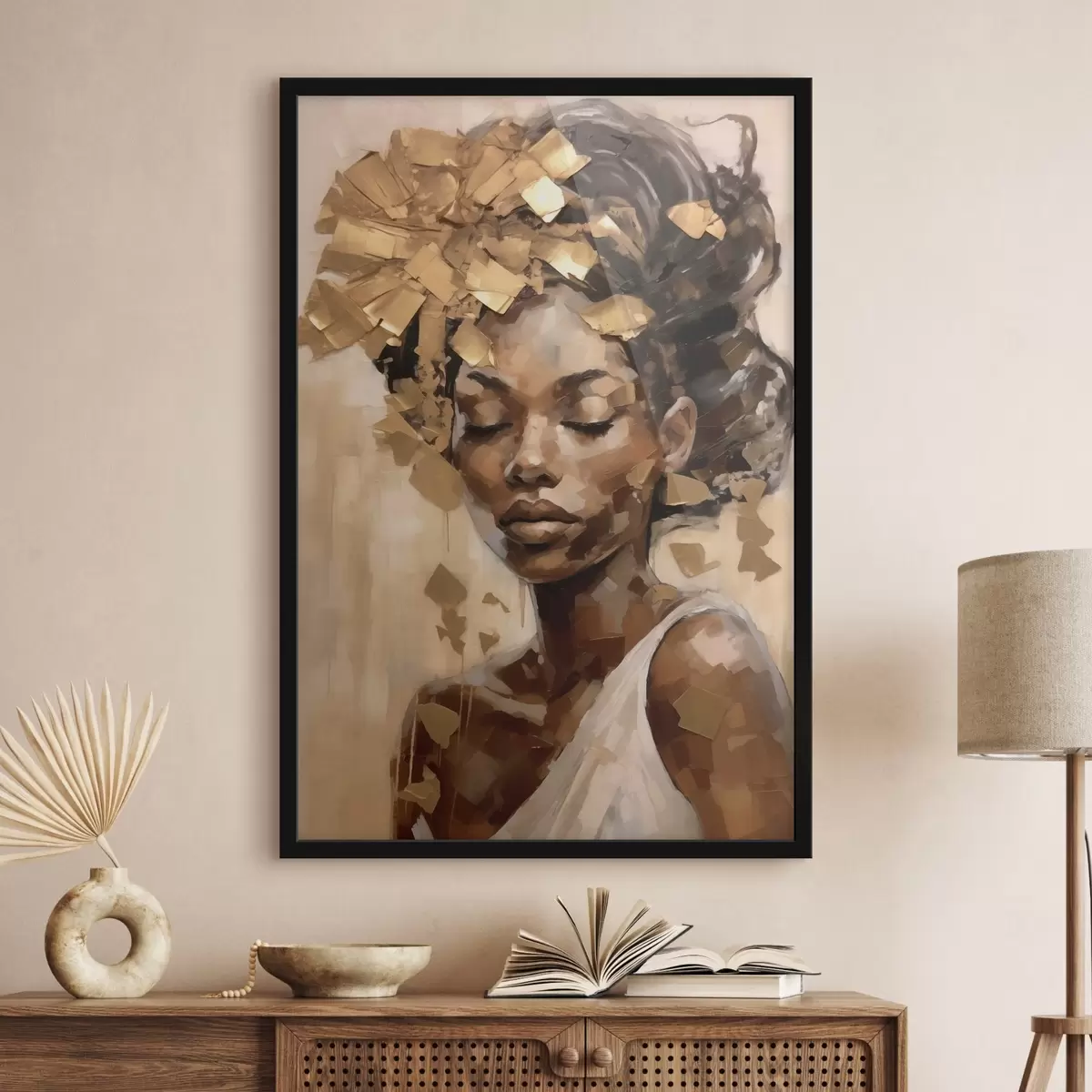 Poster Porträt einer Frau f46260