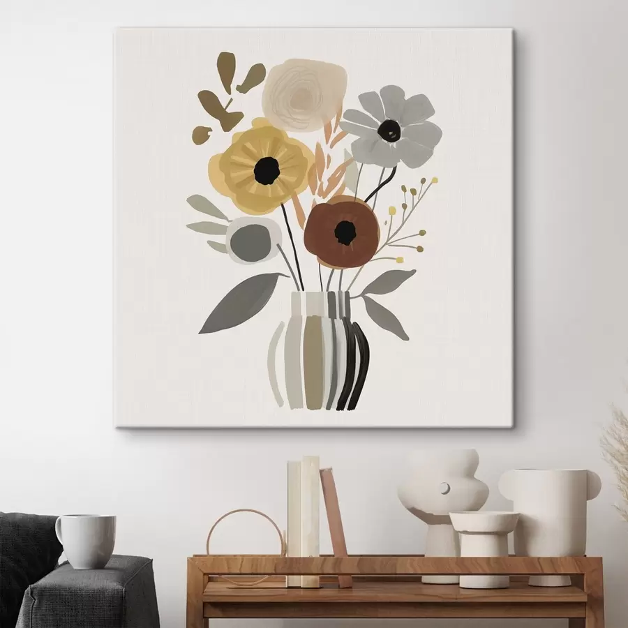 Wandbilder Blumen in einer Vase s46302