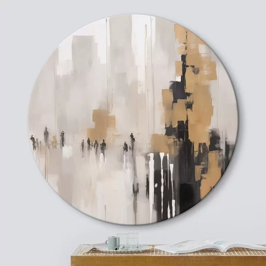 Wandbilder Abstrakte Stadtlandschaft r46305