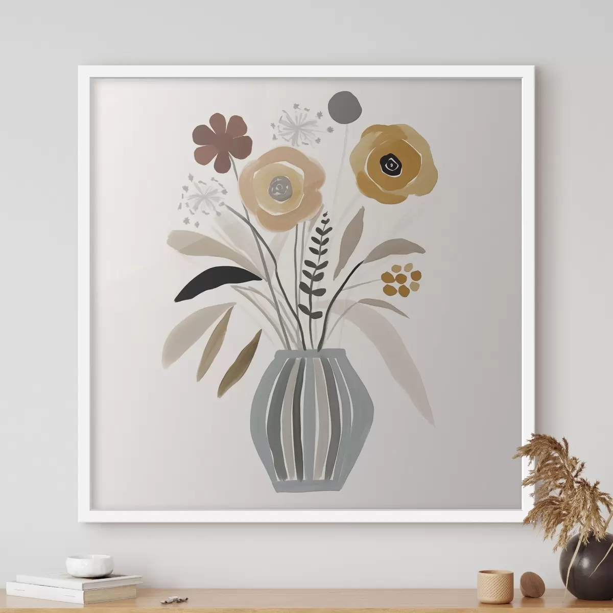 Poster Blumen in einer Vase f46303