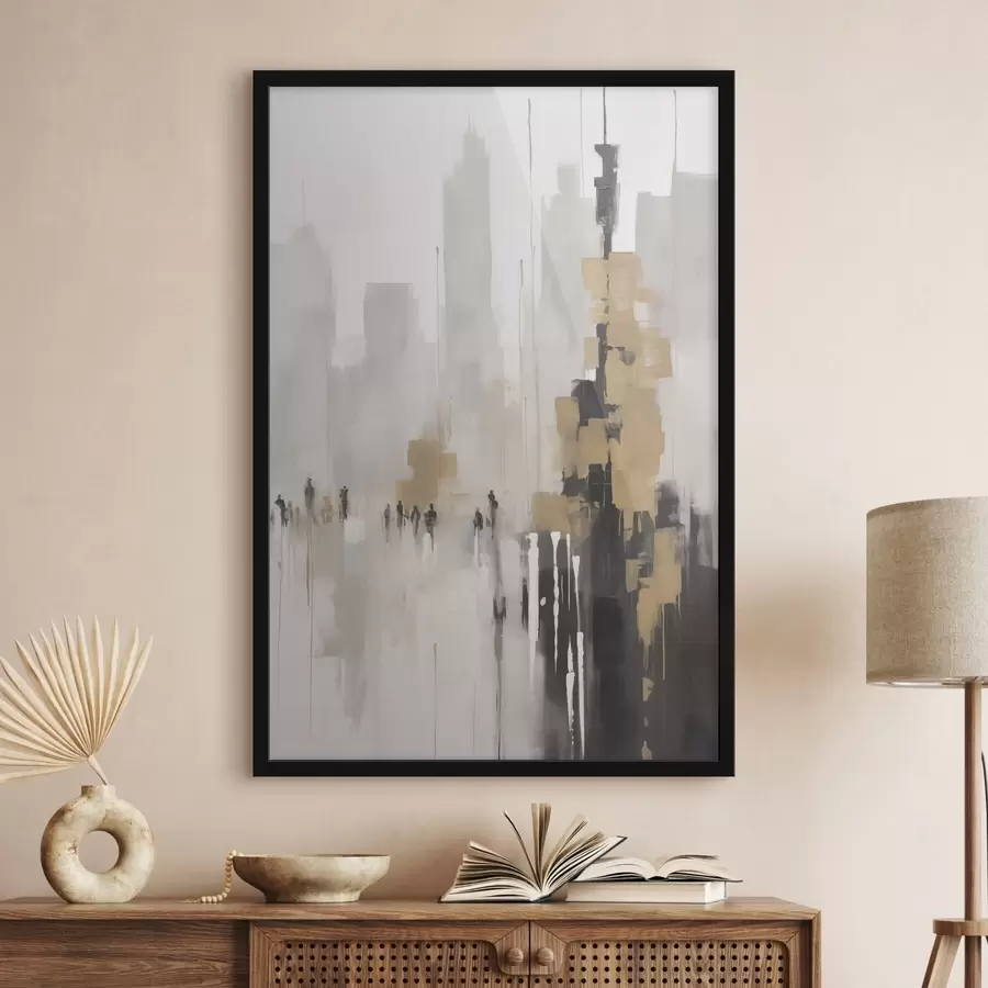 Fototapete Abstrakte Stadtlandschaft f46305