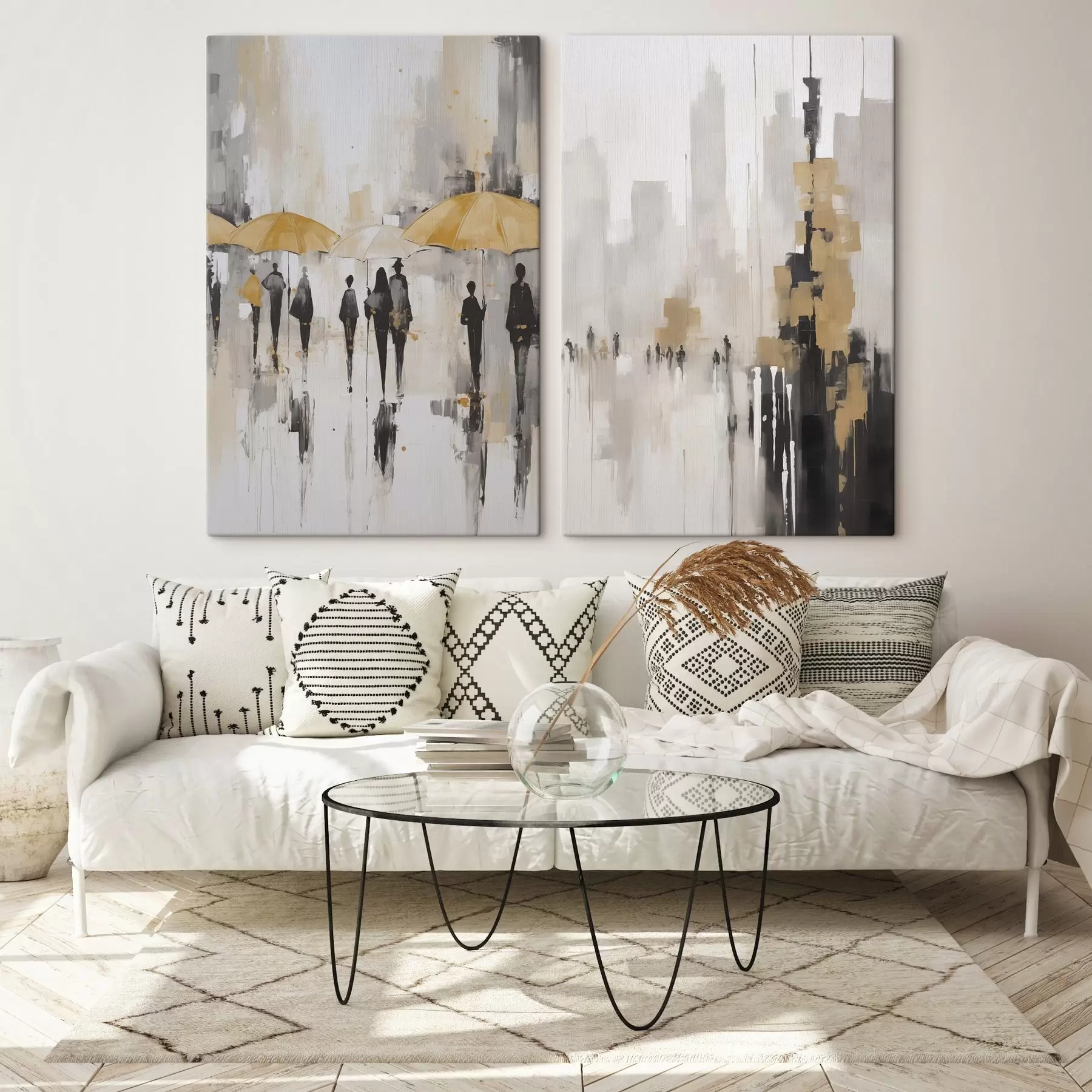 Wandbilder Abstrakte Stadtlandschaft m00873